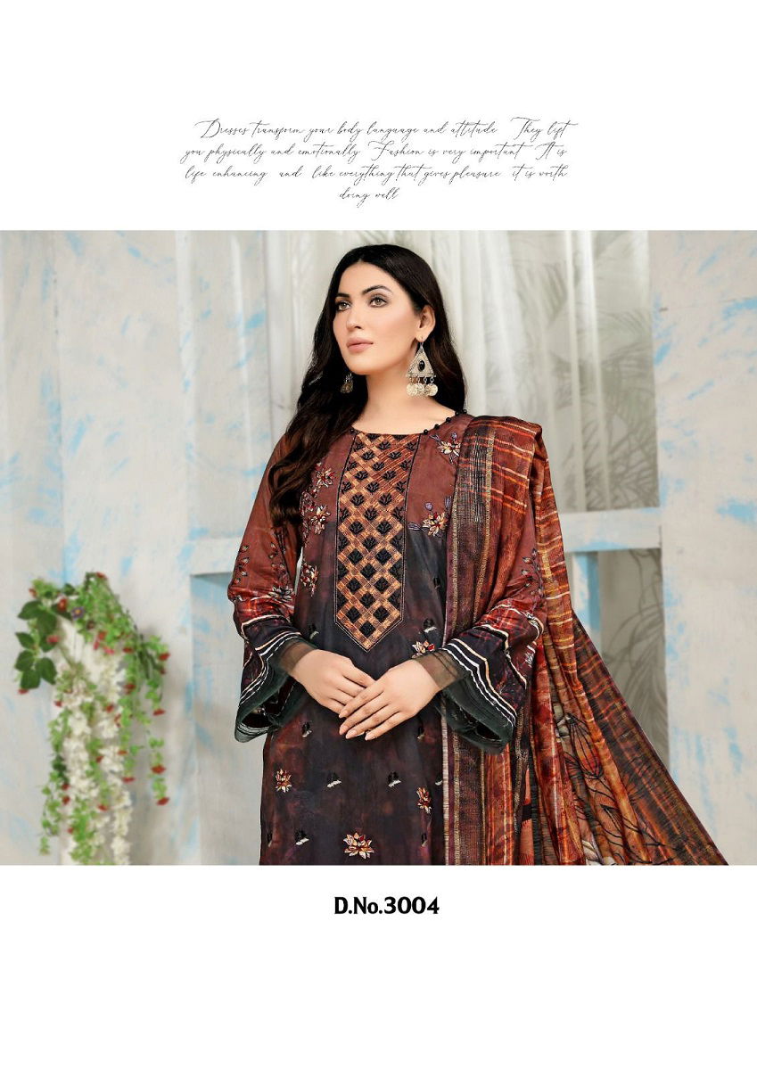 Gull A Ahmed Minhal Vol 3 Karachi Cotton Dress Material Catalog
